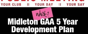 Midleton GAA 5 Year Development Plan Launch  