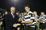 Captain Aidan gets the prize