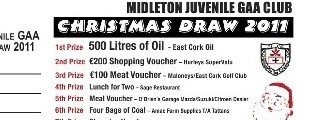 Midleton Juvenile GAA Christmas Raffle