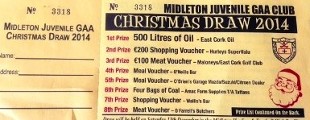 Midleton Juvenile Club Xmas Draw