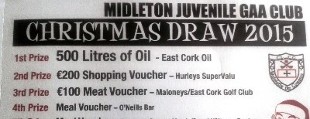 Midleton Juvenile Club Xmas Draw and Social